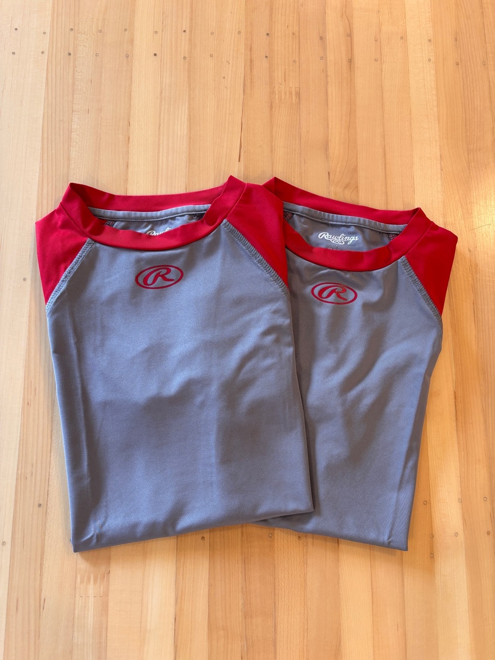 Boy’s Rawlings Short Sleeve Baseball Shirts - set of 2